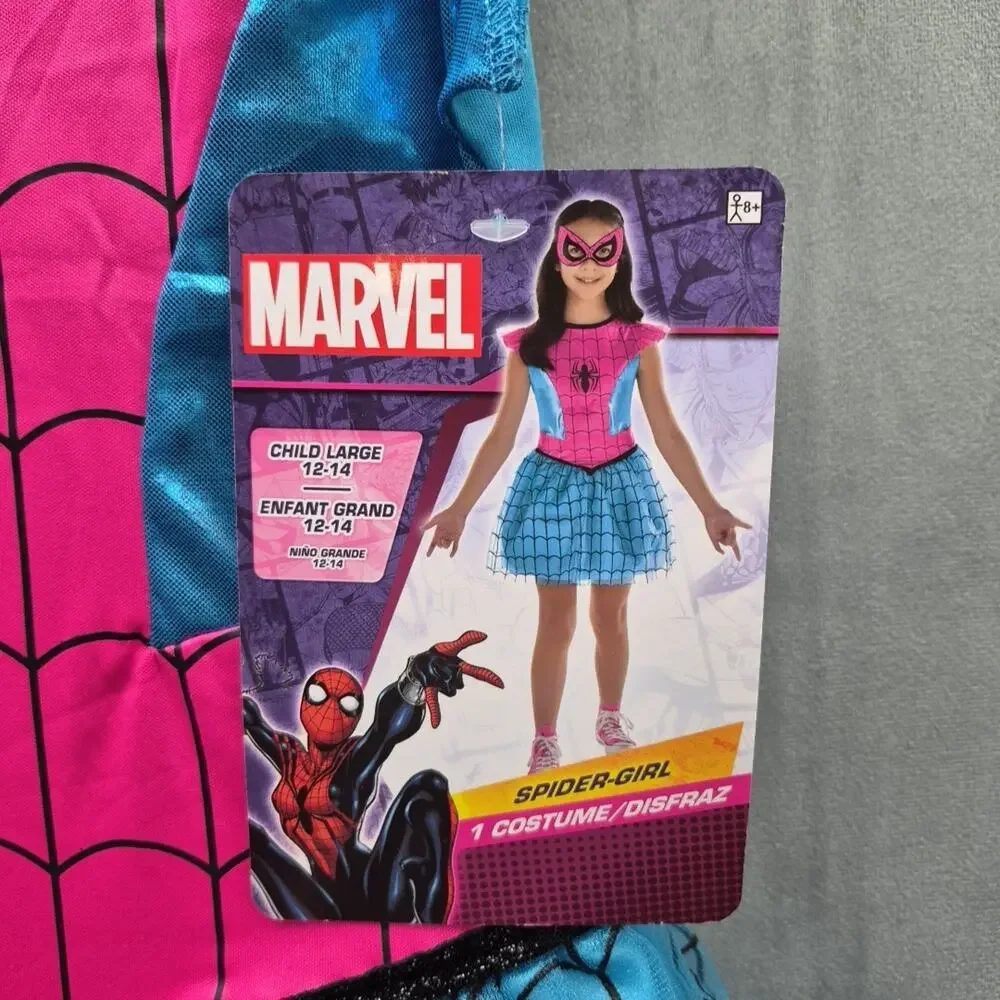 DC Supergirl Tutu Dress Child Costume Girls New Large 10 - 12 No Cape
